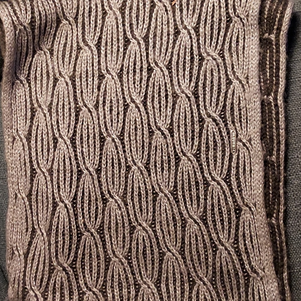 Glittery Calvin Klein Infinity Scarf